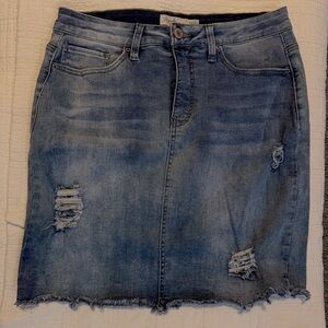 Royalty Denim Skirt